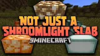 Not Just A Shroomlight Slab Mod (1.19, 1.18.2) – Slabs that can emit light