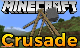 Crusade Mod (1.19, 1.18.2) – Many New Medieval Themed Weapons & Gears