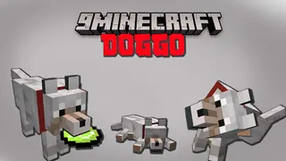 Doggo Mod (1.19, 1.18.2) – Animations, Playful