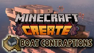 Boat Contraptions Mod (1.16.5) – Drivable Boat