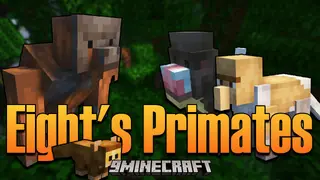 Eight's Primates Mod (1.18.1, 1.17.1) – Animal Entities
