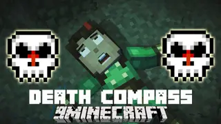 Death Compass Mod (1.18.2, 1.12.2) – Direction to Your Last Death Location