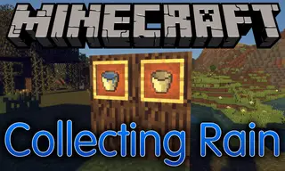 Collecting Rain Mod 1.12.2, 1.11.2 (Collect Water from Rain)