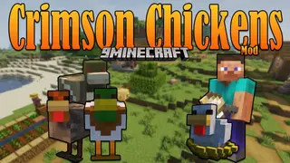 Crimson Chickens Mod (1.18.2, 1.17.1) – Nesting Chickens into your Base