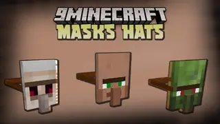 Masks Hats Mod (1.18.2, 1.17.1) – Headgear, Masks