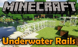 Underwater Rails Mod (1.18.1, 1.12.2) – Travel Under the Sea