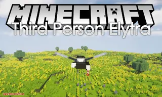 Third Person Elytra Mod 1.18.1, 1.17.1 (Forces Third Person While Using an Elytra)