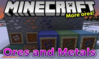 Ores and Metals Mod 1.17.1, 1.15.2 (More Ores from RuneScape)