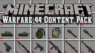 Warfare 44 Content Pack 1.12.2, 1.7.10 (World War II, Cold War)
