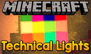 Technical Lights Mod 1.12.2 (Distinct Glow Effect Lamps)