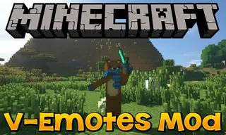 V-Emotes Mod 1.12.2 (Hotkey for the Emotes)