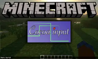 CocoaInput Mod 1.17.1, 1.16.5 (Support IME Input in Minecraft on MacOS)