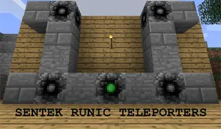 Sentek Runic Teleporters Mod 1.16.5, 1.15.2