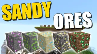 Sandy Ores Mod 1.15.2, 1.14.4 (Ore Generation in Sand Gravel)