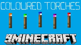 Albedo Torches Mod 1.12.2 (Colored Light Torches)
