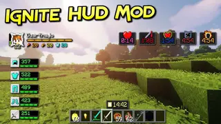 Ignite HUD Mod 1.12.2, 1.10.2 (A RPG Style HUD)