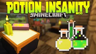Potion Insanity Mod 1.16.5 (More Unique Potions added into the Game)