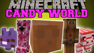 Candy World Mod 1.12.2 (Chocolate Forest)