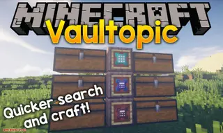 Vaultopic Mod 1.12.2 (Best Early Game Inventory Management Tool)