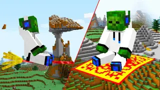 The Flying Things Mod 1.15.2, 1.14.4 (Enchanted Brooms and Magic Carpets)