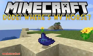 Dude! Where's My Horse? Mod 1.16.5, 1.15.2 (A Lightweight Horse-Finding Mod)
