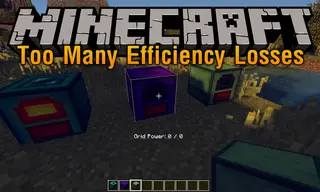 Too Many Efficiency Losses Mod 1.12.2 (Disable Efficiency Loss)