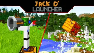 Jack O' Launcher Mod 1.14.4, 1.12.2 (Portable Explosive Jack-O'-Lantern Launcher)