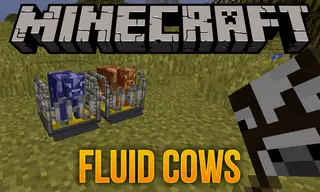 Fluid Cows Mod 1.12.2 (Improved Version of Moo Fluids)
