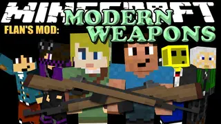Flan's Modern Weapons Pack Mod 1.12.2, 1.7.10