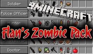 Flan's Zombie Pack Mod 1.12.2, 1.7.10 (Zombie Gametype)