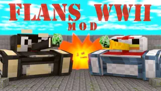 Flan's World War Two Pack Mod 1.12.2, 1.7.10 (Guns, Planes, Tanks, Cars)