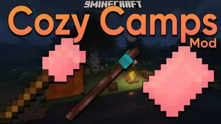 Cozy Camps Mod 1.17.1 (Tents, Marshmallow)