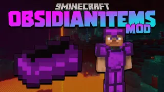 Obsidian Items Mod 1.16.5 (Obsidian Armors, Tools)