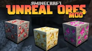Unreal Ores Mod 1.16.5 (Ores, Weapons)