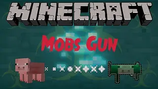 Mobs Gun Mod 1.7.10 – Shoot Enemies with Mobs
