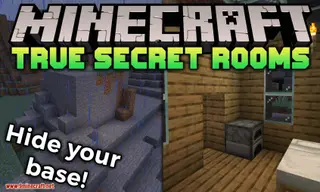 True Secret Rooms Mod (1.17.1, 1.16.5) – Hide Your Base