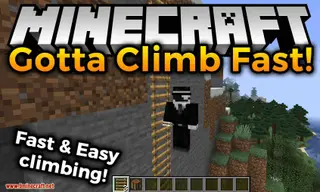 Gotta Climb Fast Mod 1.16.5, 1.15.2 (Fast & Easy Climbing)