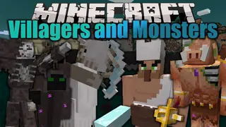 Villagers and Monsters Mod 1.16.5, 1.15.2 (Adventurous, 50+ Mobs, Unique Armors)