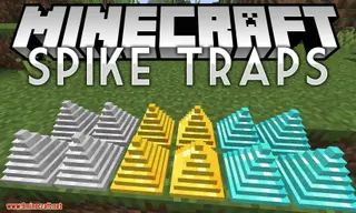 Spike Traps Mod 1.16.5, 1.15.2 (Spikes for Mob Farming)