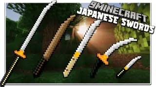 Japanese Swords Mod 1.16.5 (Katana)