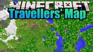 Travellers' Map Mod 1.16.5, 1.16.2 (HUD, Detailed Map)