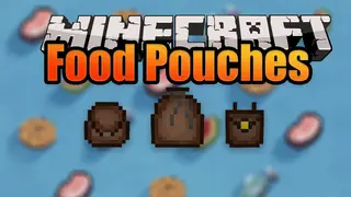 Food Pouches Mod 1.16.5, 1.16.1 (Food Bags)