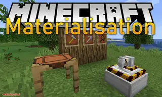 Materialisation Mod 1.16.5, 1.15.2 (Craft Tools with Any Materials)