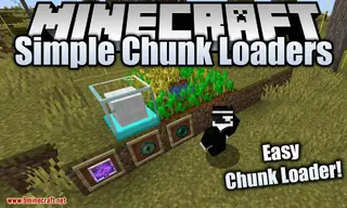 Simple Chunk Loaders Mod 1.16.5, 1.15.2 (Easy Chunk Loader)
