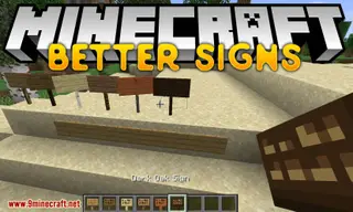 Better Signs Mod 1.18.1, 1.16.5 (Edit Existing Signs)