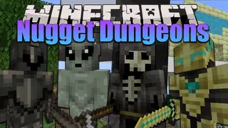 Nuggets Dungeons Mod 1.15.2 (Entities, Weapons, Dungeons)