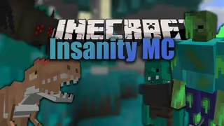 Insanity MC Mod 1.15.2 (New Biomes, Entities, Dinosaurs)