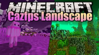 Cazfps Landscape Mod 1.15.2 (Unique Dimensions, Mushroom Entities)