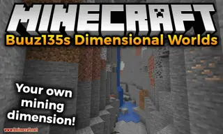 Buuz135s Dimensional Worlds Mod 1.15.2 (Your Own Mining Dimension)