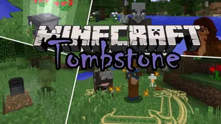Tombstone Mod 1.12.2 (Entertaining Death System)